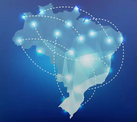 Atendemos todo o território nacional